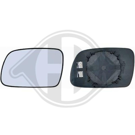 Vetro specchio Specchio esterno Peugeot 407 Berlina/Station wagon 04-10 (Cod. D-4243227)