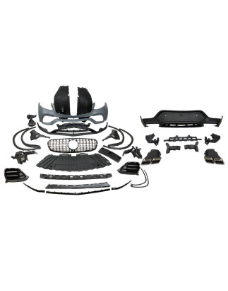 Kit Estetico Mercedes X253 GLC Coupe 2016-2019 look GLC 63 2020 (Cod. E-TCM034839540221)