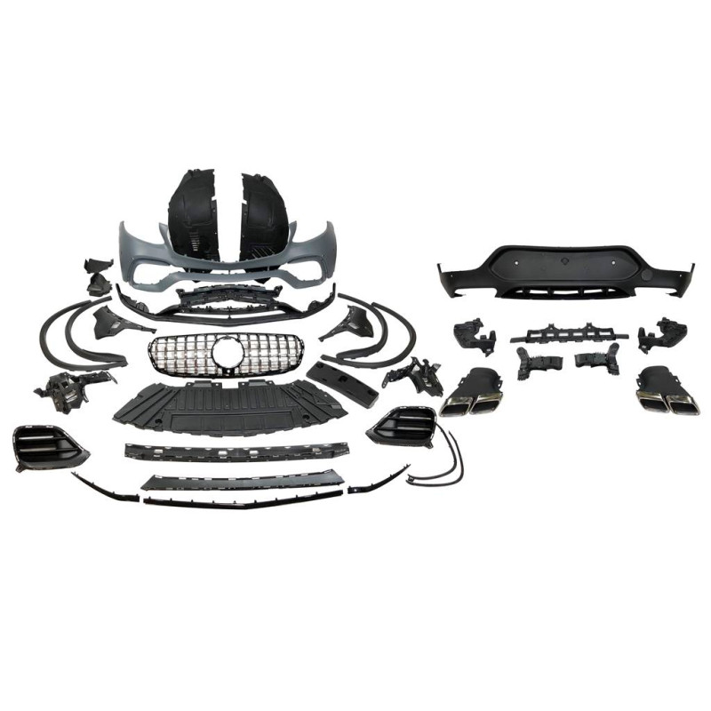 Kit Estetico Mercedes X253 GLC Coupe 2016-2019 look GLC 63 2020 (Cod. E-TCM034839540221)