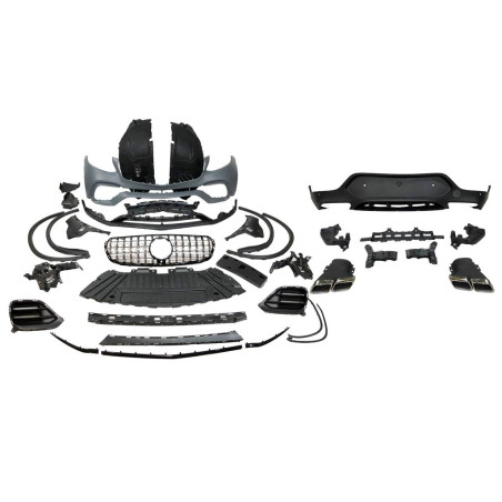 Kit Estetico Mercedes X253 GLC Coupe 2016-2019 look GLC 63 2020 (Cod. E-TCM034839540221)