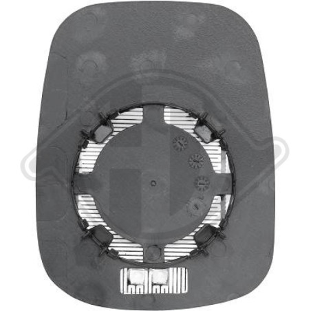 Vetro specchio Specchio esterno Nissan Kubistar 03-09 (Cod. D-4413628)