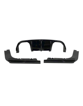 Diffusore Posteriore BMW E92 / E93 Look M3 Nero lucido (Cod. E-TCB6342)
