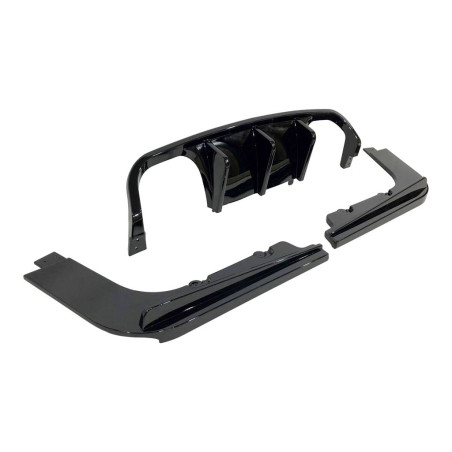 Diffusore Posteriore BMW E92 / E93 Look M3 Nero lucido (Cod. E-TCB6342)