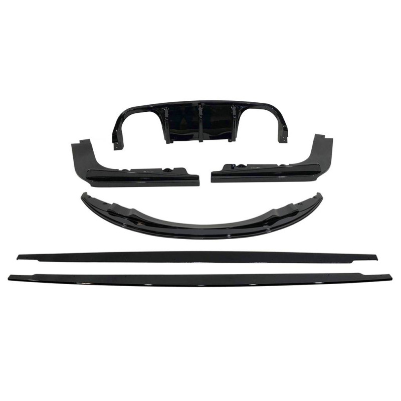 Kit Estetico BMW E92 / E93 Look M3 Nero lucido (Cod. E-TCB105663456342)