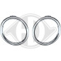 Cornice FendinebbiaColore: cromo Renault Clio IV 12-16 (Cod. D-4416048)