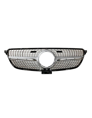 Griglia Mercedes GLE Coupe C292 (2015-2018) GLE W166 SUV (2015-2018), Look Diamond Fotocamera Chrome