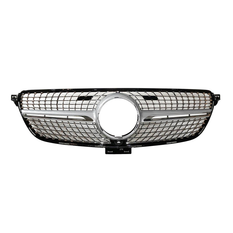 Griglia Mercedes GLE Coupe C292 (2015-2018) GLE W166 SUV (2015-2018), Look Diamond Fotocamera Chrome