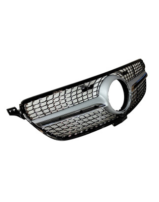 Griglia Mercedes GLE Coupe C292 (2015-2018) GLE W166 SUV (2015-2018), Look Diamond Fotocamera Chrome