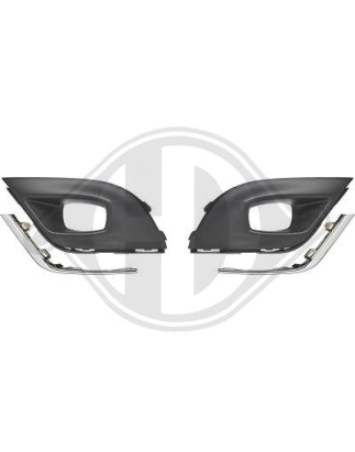 Griglia di ventilazione Paraurti anteriore Dx Renault Clio IV 16-19 (Cod. D-4416149)