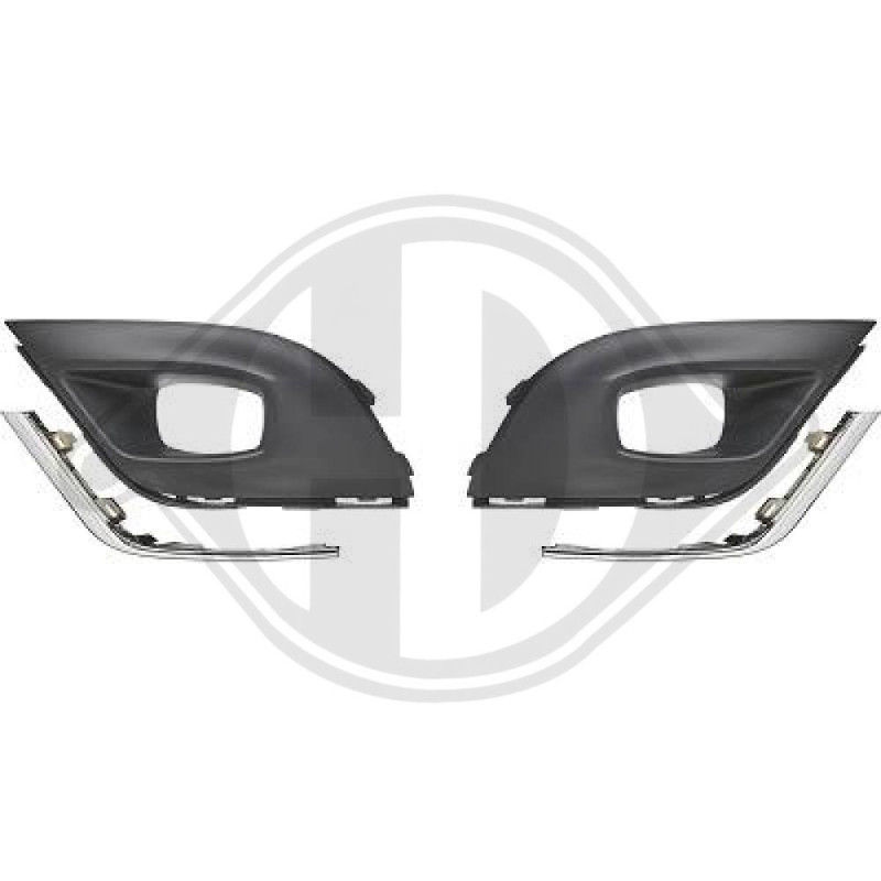 Griglia di ventilazione Paraurti anteriore Dx Renault Clio IV 16-19 (Cod. D-4416149)