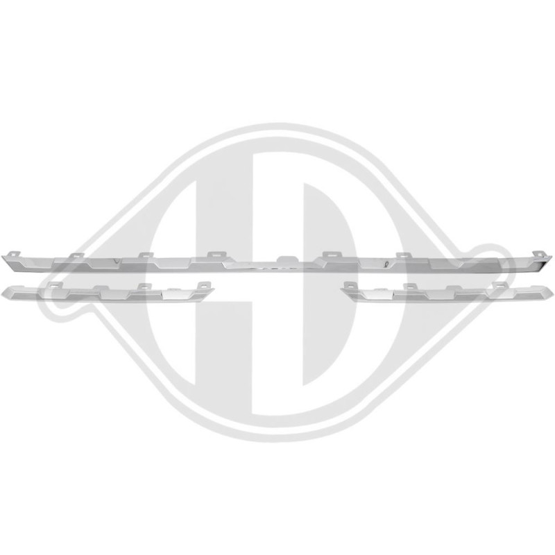 Modanatura decorativa / protettiva Griglia radiatore Renault Kangoo + Rapid 21- (Cod. D-4417643)