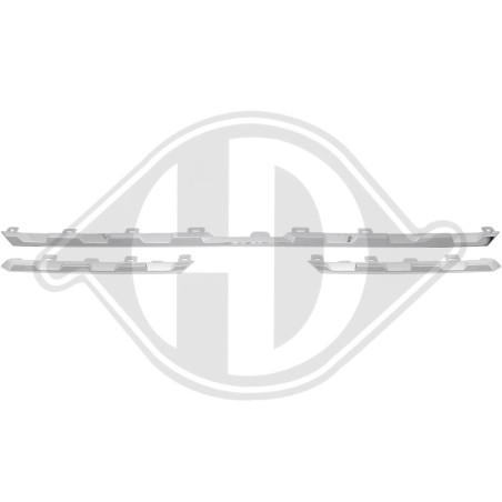 Modanatura decorativa / protettiva Griglia radiatore Renault Kangoo + Rapid 21- (Cod. D-4417643)