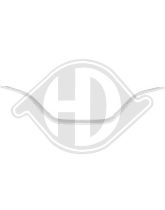 Modanatura decorativa / protettiva Griglia radiatore Renault Kadjar 15- (Cod. D-4446042)
