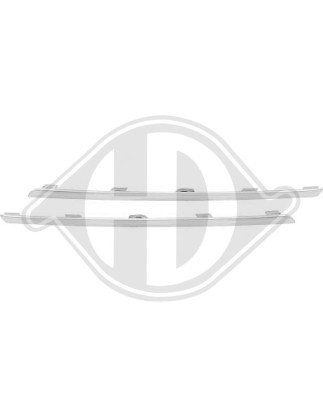 Kit modanature decorative/ protettive Griglia radiatore Renault Kadjar 15- (Cod. D-4446043)