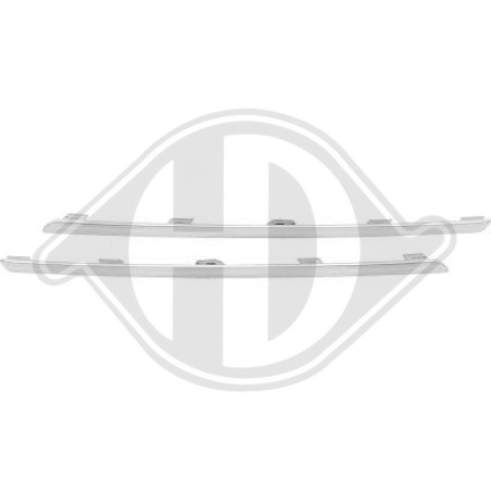 Kit modanature decorative/ protettive Griglia radiatore Renault Kadjar 15- (Cod. D-4446043)