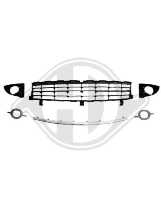 Griglia di ventilazione Paraurti anteriore Renault Scenic 06-09 (Cod. D-4464745)