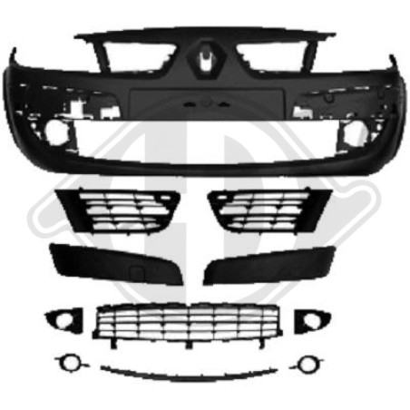 Paraurti anteriore Renault Scenic 06-09 (Cod. D-4464750)