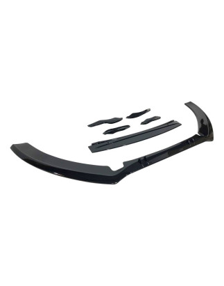 Spoiler Anteriore Audi A6 2016-2018 look RS6  Nero lucido (Cod. E-TCA0280)