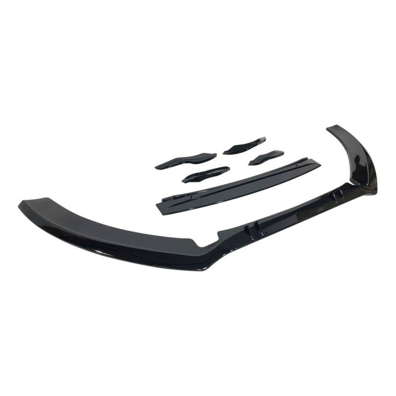 Spoiler Anteriore Audi A6 2016-2018 look RS6  Nero lucido (Cod. E-TCA0280)