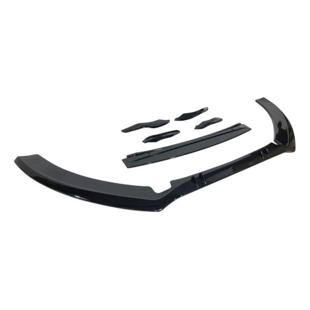 Spoiler Anteriore Audi A6 2016-2018 look RS6  Nero lucido (Cod. E-TCA0280)