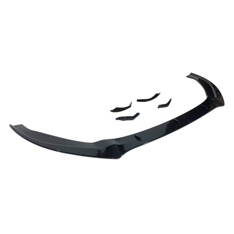 Spoiler Anteriore Audi A3 2017-2019 look RS3  Nero lucido (Cod. E-TCA0282)