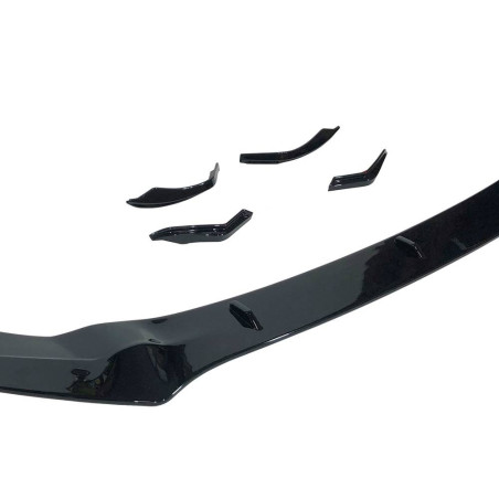 Spoiler Anteriore Audi A3 2017-2019 look RS3  Nero lucido (Cod. E-TCA0282)