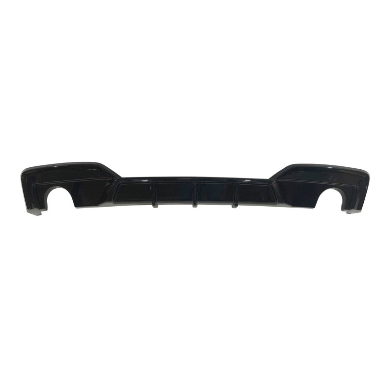 Diffusore Posteriore BMW F06 / F12 / F13 Look M Performance 2 Uscite Nero lucido (Cod. E-TCB6346)