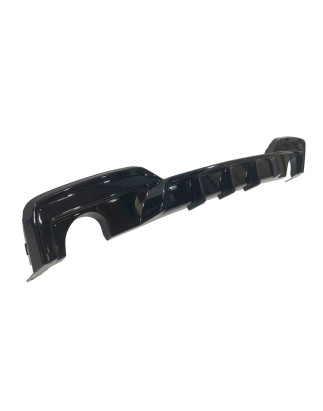 Diffusore Posteriore BMW F06 / F12 / F13 Look M Performance 2 Uscite Nero lucido (Cod. E-TCB6346)