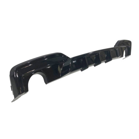 Diffusore Posteriore BMW F06 / F12 / F13 Look M Performance 2 Uscite Nero lucido (Cod. E-TCB6346)
