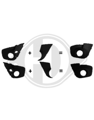 Cornice FendinebbiaUnità quantitativa: Serie / Kit Renault Twingo GT+Dynamique 07-11 (Cod. D-448104
