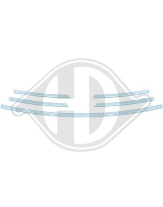 Modanatura decorativa / protettiva Griglia radiatore Renault Traffic III 14-19 (Cod. D-4497042)