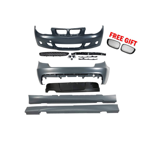 Kit Estetico BMW E87 Look M-Tech 2005 A 2011 (Cod. E-TCB6208162096210GRILL)