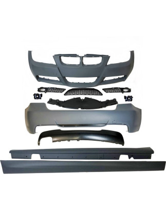 Kit Estetico BMW E90 05-08 Look M-Tech fendinebbia (Cod. E-TCB0090666859400142GRILL)