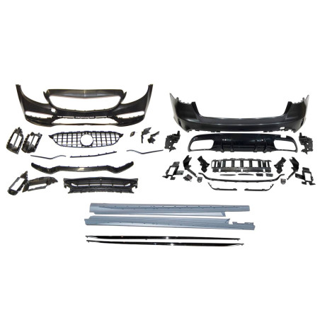Kit Estetico Mercedes W205 SW 2014-2021 Look C63 2019 (Cod. E-TCM0222023403390223)