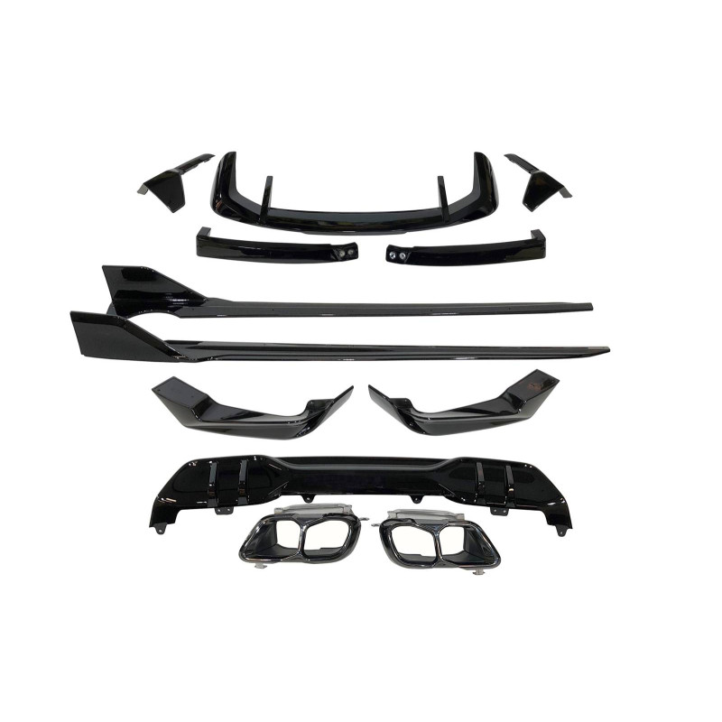 Kit Estetico BMW G05 X5 LCI 2023+ Look M Performance Nero lucido (Cod. E-TCBG105)