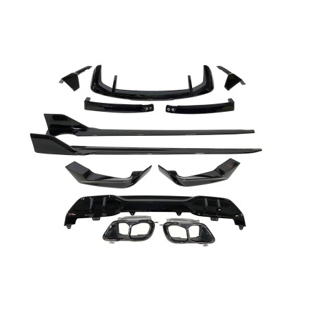 Kit Estetico BMW G05 X5 LCI 2023+ Look M Performance Nero lucido (Cod. E-TCBG105)