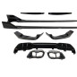 Kit Estetico BMW G05 X5 LCI 2023+ Look M Performance Nero lucido (Cod. E-TCBG105)