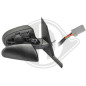 Specchio retrovisore esterno Mitsubishi Colt 3/5 PORTE 04-08 (Cod. D-5807424)