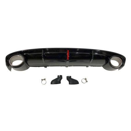 Diffusore Posteriore Audi A7 2011-2014 Look RS7 per SLine / S7 (Cod. E-TCA0307)
