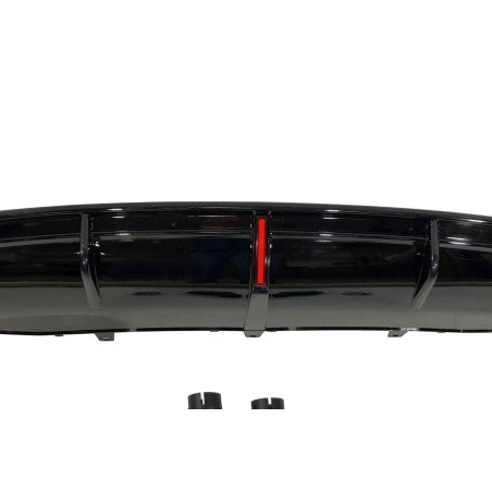 Diffusore Posteriore Audi A7 2011-2014 Look RS7 per SLine / S7 (Cod. E-TCA0307)