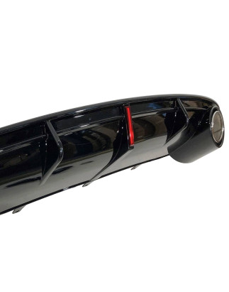Diffusore Posteriore Audi A7 2011-2014 Look RS7 per SLine / S7 (Cod. E-TCA0307)