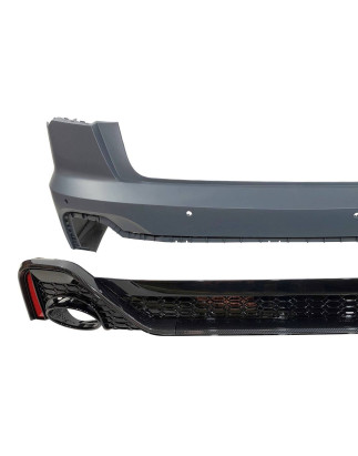 Paraurti Posteriore Audi A6 C8 4 Porte Look RS6 Carbonio (Cod. E-TCA02591)