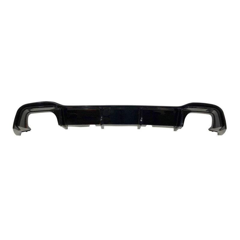 Diffusore Posteriore Volkswagen Golf 8 GTI MAX Nero lucido 2 Uscite doppio (Cod. E-TCW6227)