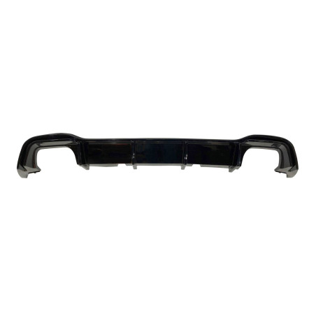 Diffusore Posteriore Volkswagen Golf 8 GTI MAX Nero lucido 2 Uscite doppio (Cod. E-TCW6227)