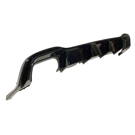 Diffusore Posteriore Volkswagen Golf 8 GTI MAX Nero lucido 2 Uscite doppio (Cod. E-TCW6227)