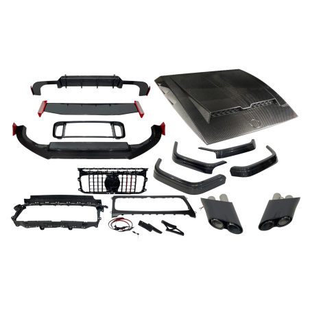 kit estetico Mercedes W464 Look Rocket 900 Carbonio (Cod. E-TCM0450)