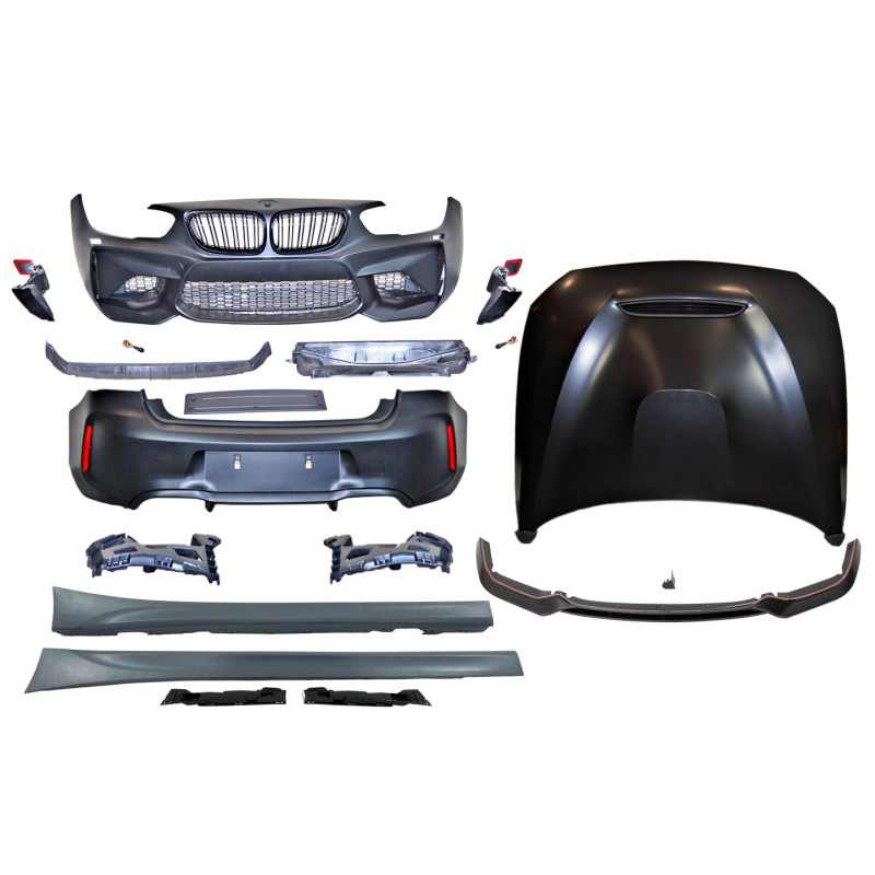 Kit Estetico BMW F20 LCI 15-19 look M2 (Cod. E-TCBF20212022203F247F218)