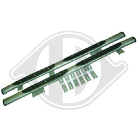 Set Pedane sottoporta Nissan Navara 05-10 (Cod. D-6084030)