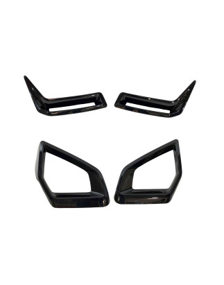 Splitters Anteriore BMW G05 X5 / G18 LCI Nero lucido (Cod. E-TCB4651)