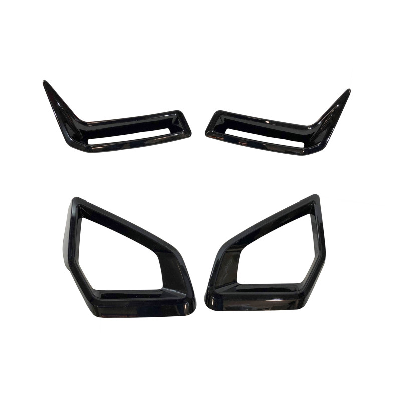 Splitters Anteriore BMW G05 X5 / G18 LCI Nero lucido (Cod. E-TCB4651)